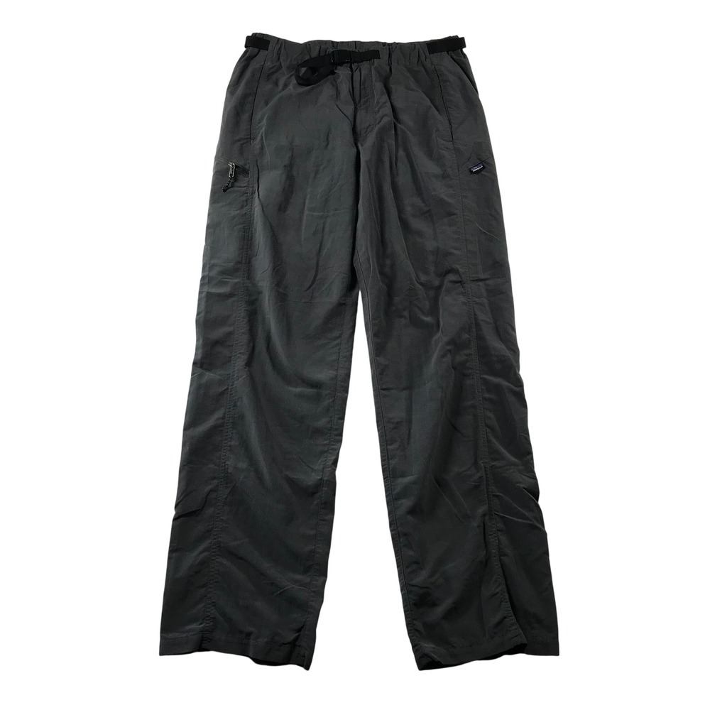 Patagonia Mens Gi III Hiking Pants Charcoal Grey Nylon Belted Large
